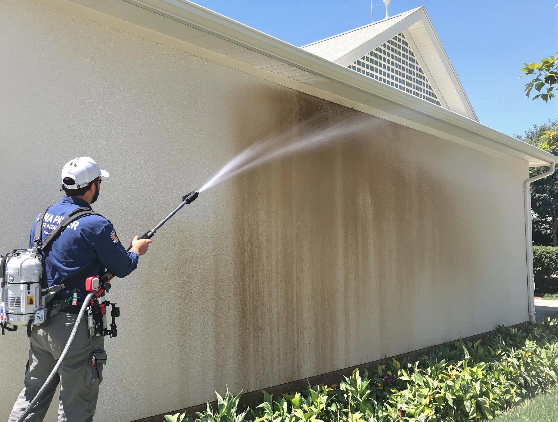 Kent Power Washing expert providing thorough power washing service in Kent