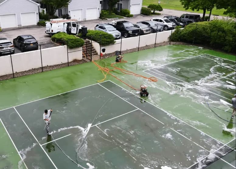 Kent Power Washing professional cleaning outdoor surfaces at Kent property